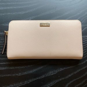 Kate Spade Madison Large continental wallet in conch pink